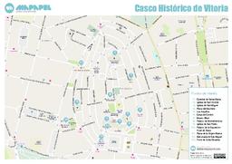 Mapa de Casco Histórico de Vitoria